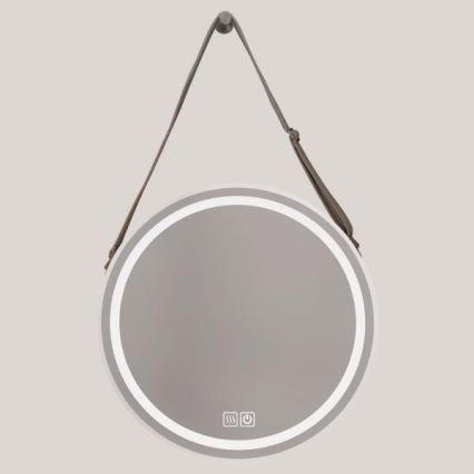 Espelho para casa de banho LED aquecido com retroiluminação regulável LED/20W/230V 4000K IP44