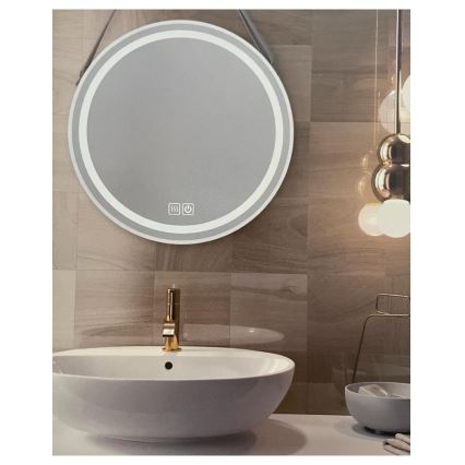 Espelho para casa de banho LED aquecido com retroiluminação regulável LED/20W/230V 4000K IP44