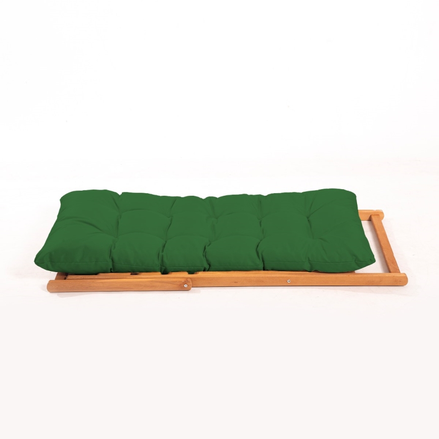 Espreguiçadeira de jardim verde/faia