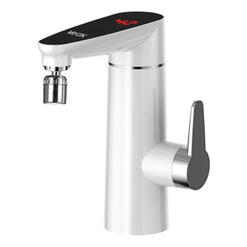 Esquentador de água instantâneo com ecrã LED 3000W/230V IPX4 branco