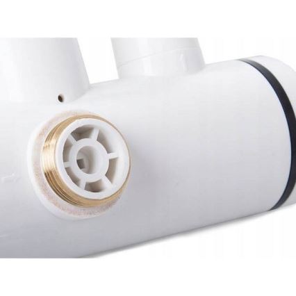 Esquentador de água instantâneo com pulverizador e LCD ecrã 3000W/230V IPX4 branco