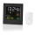 Estação meteorológica com ecrã LCD a cores 230V/3xAAA + 2xAA preto