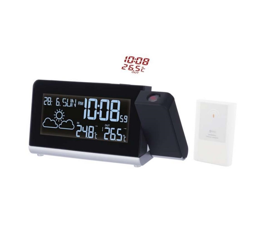 Estação meteorológica com visor LCD 2× 1,5 V AA