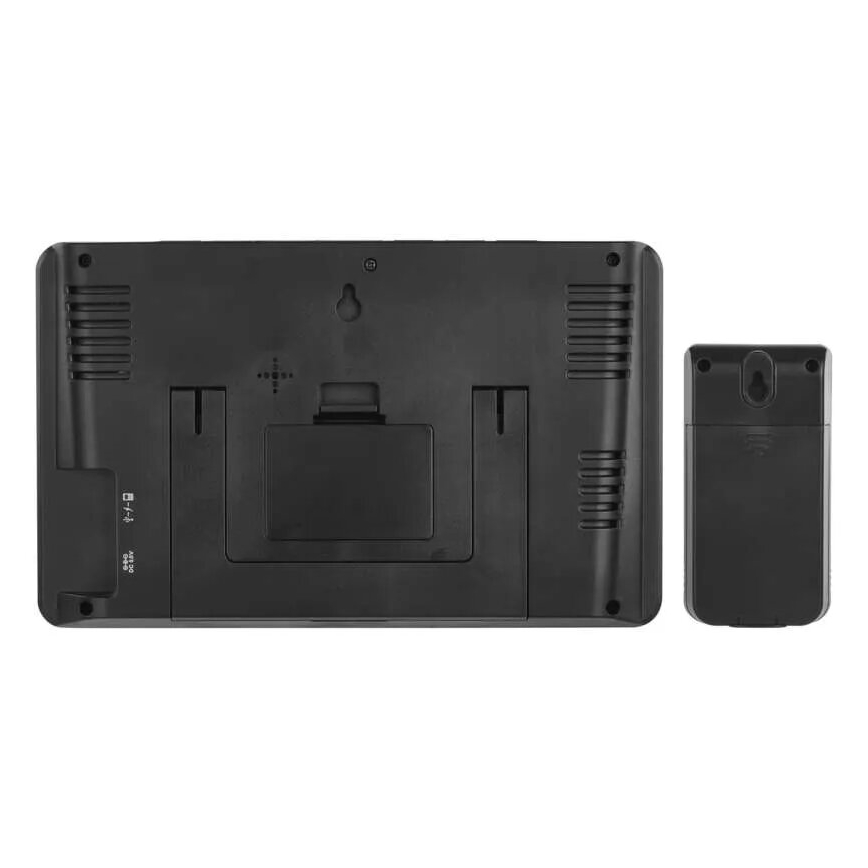 Estação meteorológica com visor LCD GoSmart 5/230V Wi-Fi Tuya preto