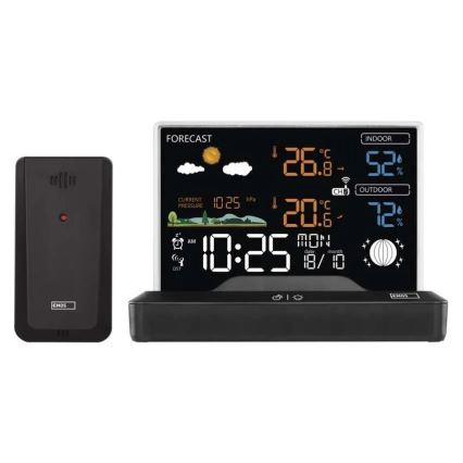Estação meteorológica sem fios 5V/2xAAA + 2xAAA