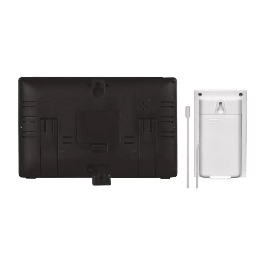 Estação meteorológica sem fios com alarme 5V/3xAAA + 2xAAA preto