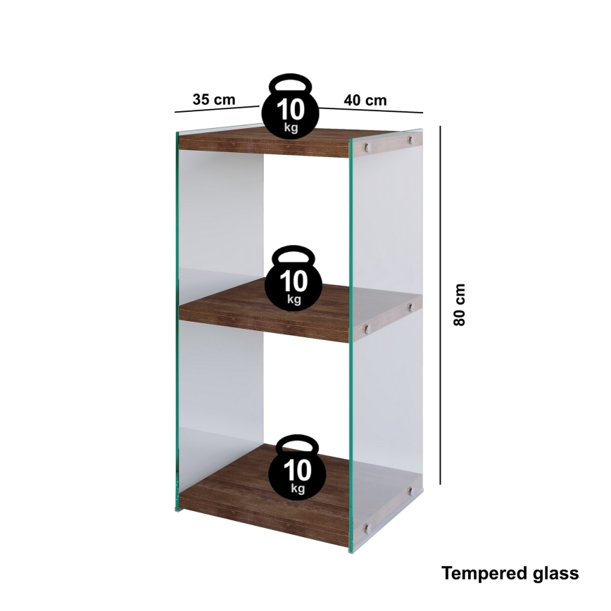 Estante 80x40 cm pinho