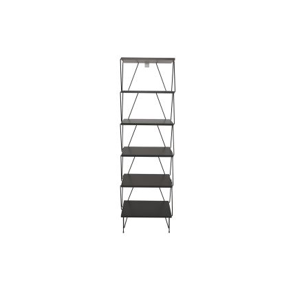 Estante BALABAN 165x48 cm antracite/preto