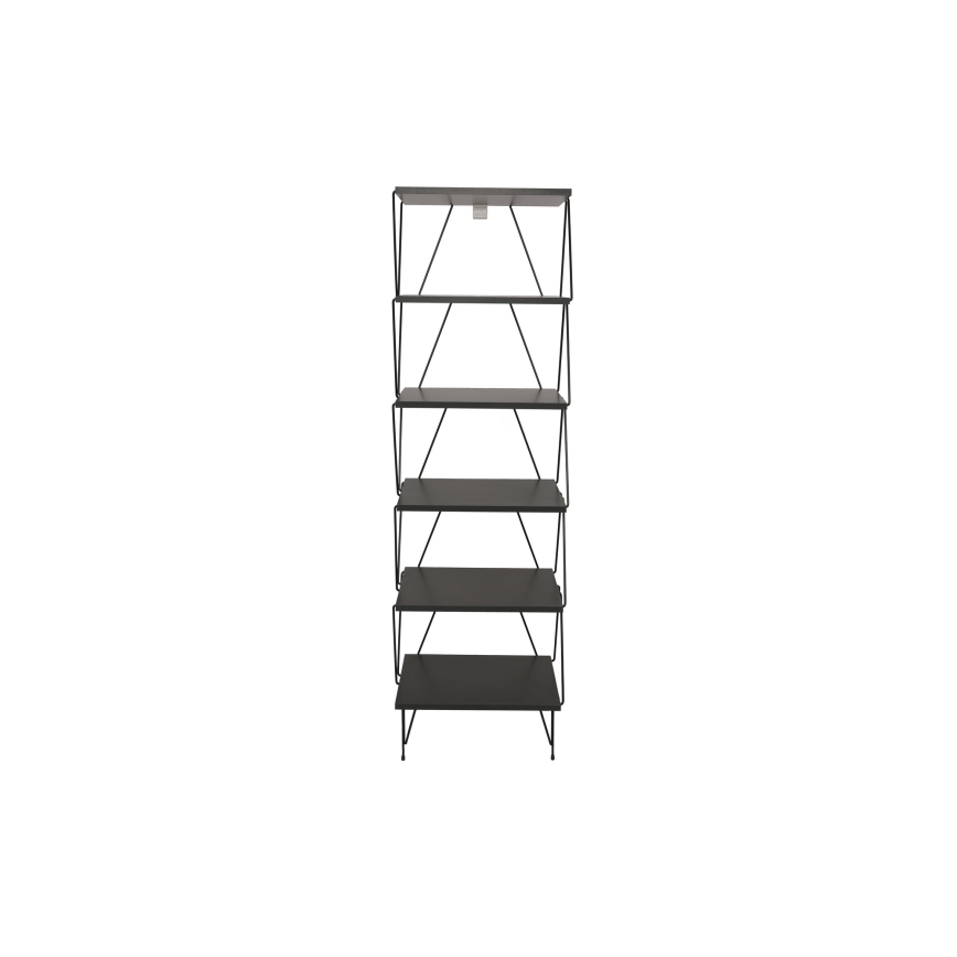 Estante BALABAN 165x48 cm antracite/preto