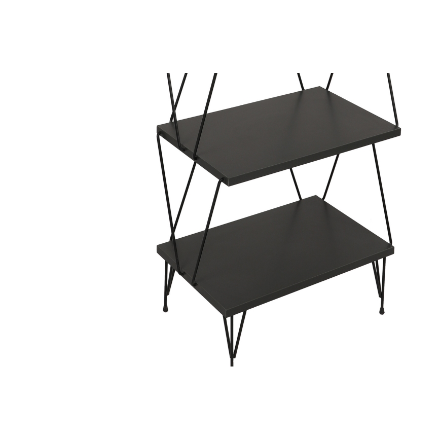 Estante BALABAN 165x48 cm antracite/preto