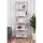 Estante BALABAN 165x48 cm branco/preto