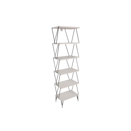 Estante BALABAN 165x48 cm branco/preto