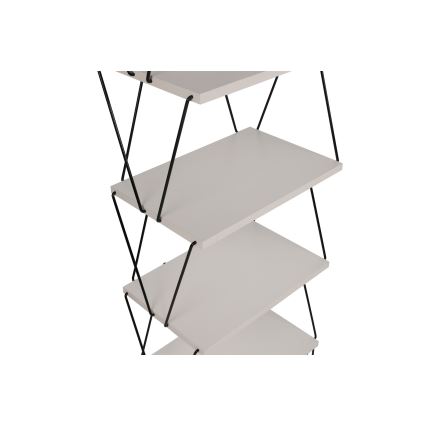 Estante BALABAN 165x48 cm branco/preto