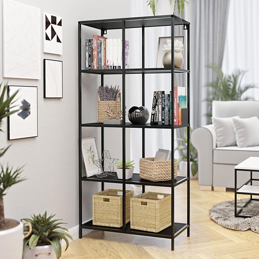 Estante CARLO 170x78 cm preto
