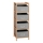 Estante com caixas REG 83x28 cm bege
