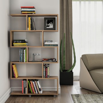 Estante ELIF 156x90 cm castanho