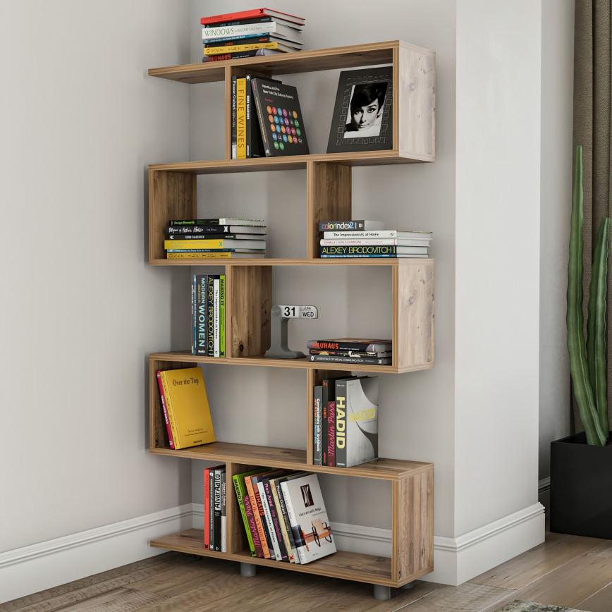 Estante ELIF 156x90 cm castanho