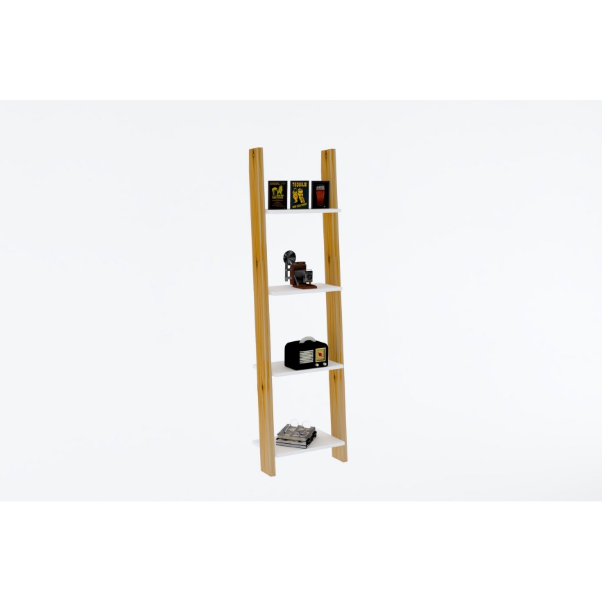 Estante FAYKO 170x49 cm bege/branco