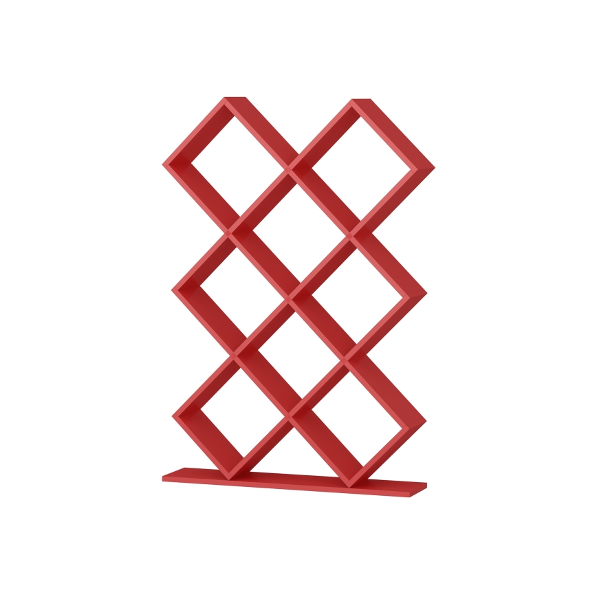 Estante KUMSAL 129x90 cm vermelho
