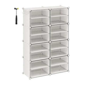 Estante modular com compartimentos BOXIFY branca