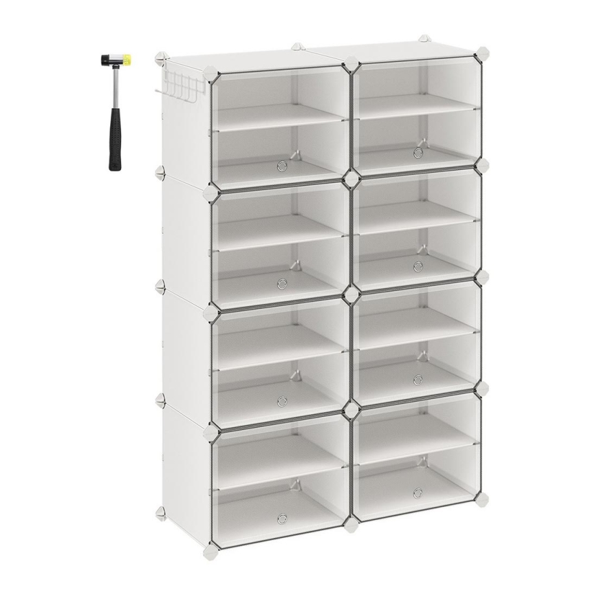 Estante modular com compartimentos BOXIFY branca