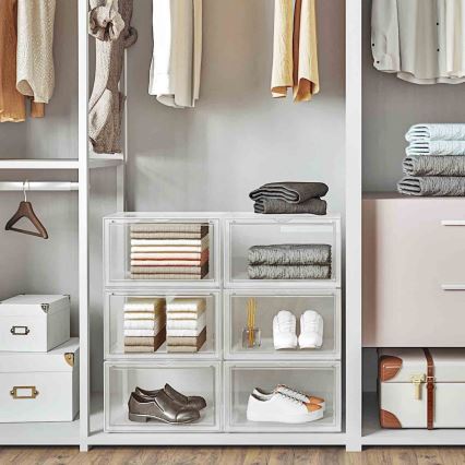 Estante modular com compartimentos BOXIFY branca
