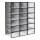 Estante modular com compartimentos BOXIFY preta