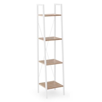 Estante NARVIK 148x34 cm branco/carvalho sonoma