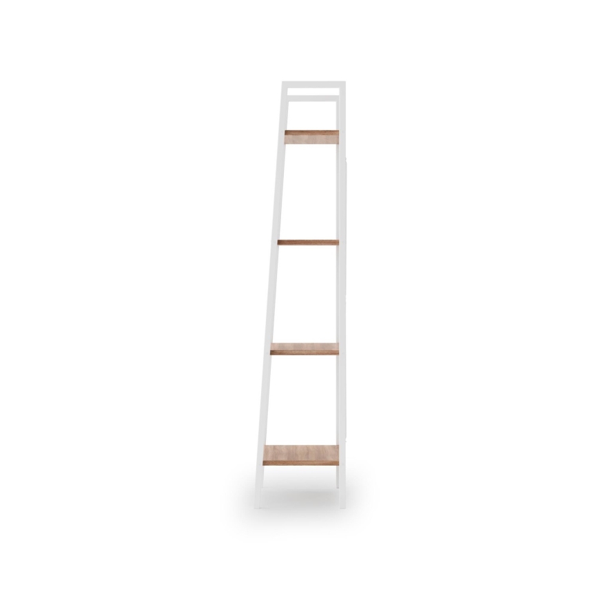 Estante NARVIK 148x34 cm branco/carvalho sonoma