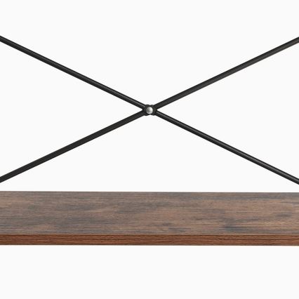 Estante NAVARO castanha/preta