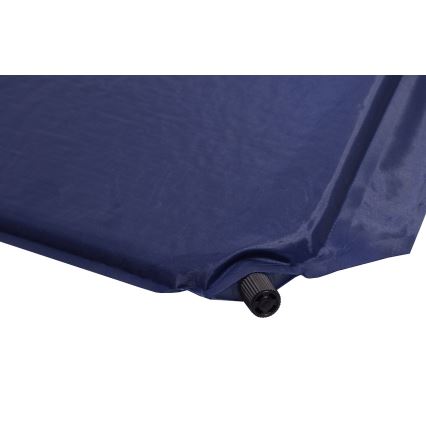 Esteira de campismo auto-insuflável azul