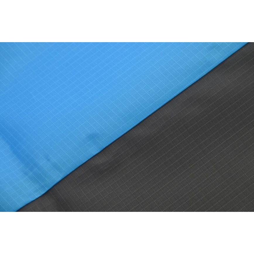 Esteira de praia 200x200 cm azul/cinzenta