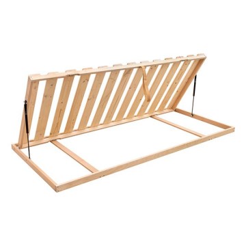 Estrado fixo de ripas com inclinação lateral OSLO 200x90 cm