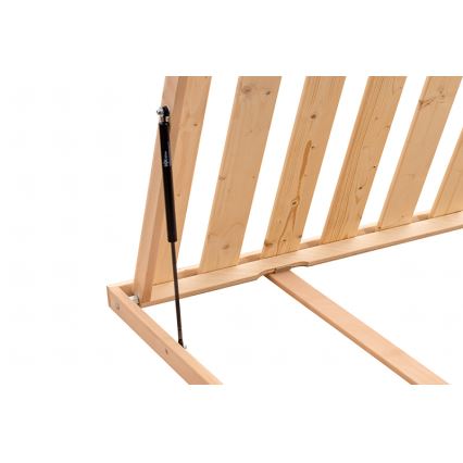 Estrado fixo de ripas com inclinação lateral OSLO 200x90 cm