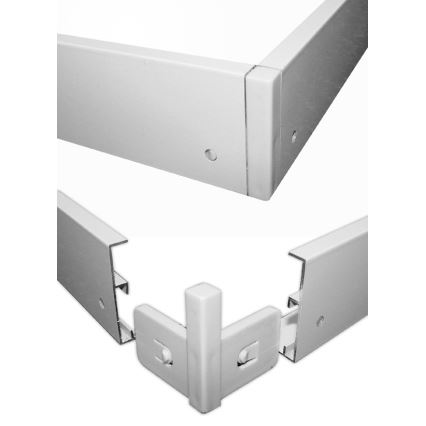 Estrutura metálica para instalação de painéis LED CHRIS 1200x300 mm