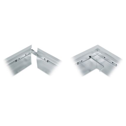 Estrutura metálica para instalação de painéis LED ZEUS 1195x1195 mm