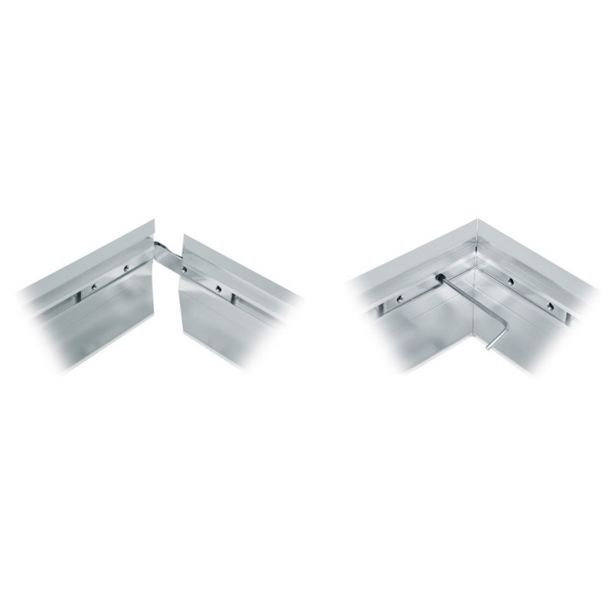 Estrutura metálica para instalação de painéis LED ZEUS 1195x1195 mm