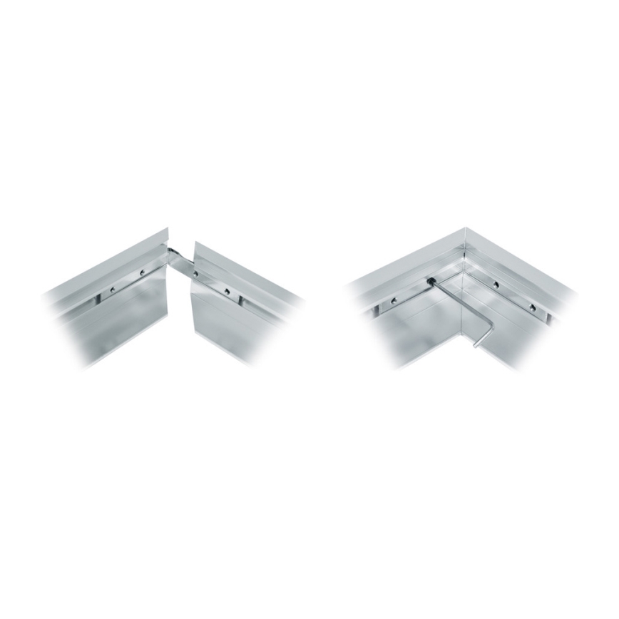 Estrutura metálica para instalação de painéis LED ZEUS 1195x295mm