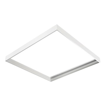 Estrutura metálica para instalar um painel LED 595x595 mm