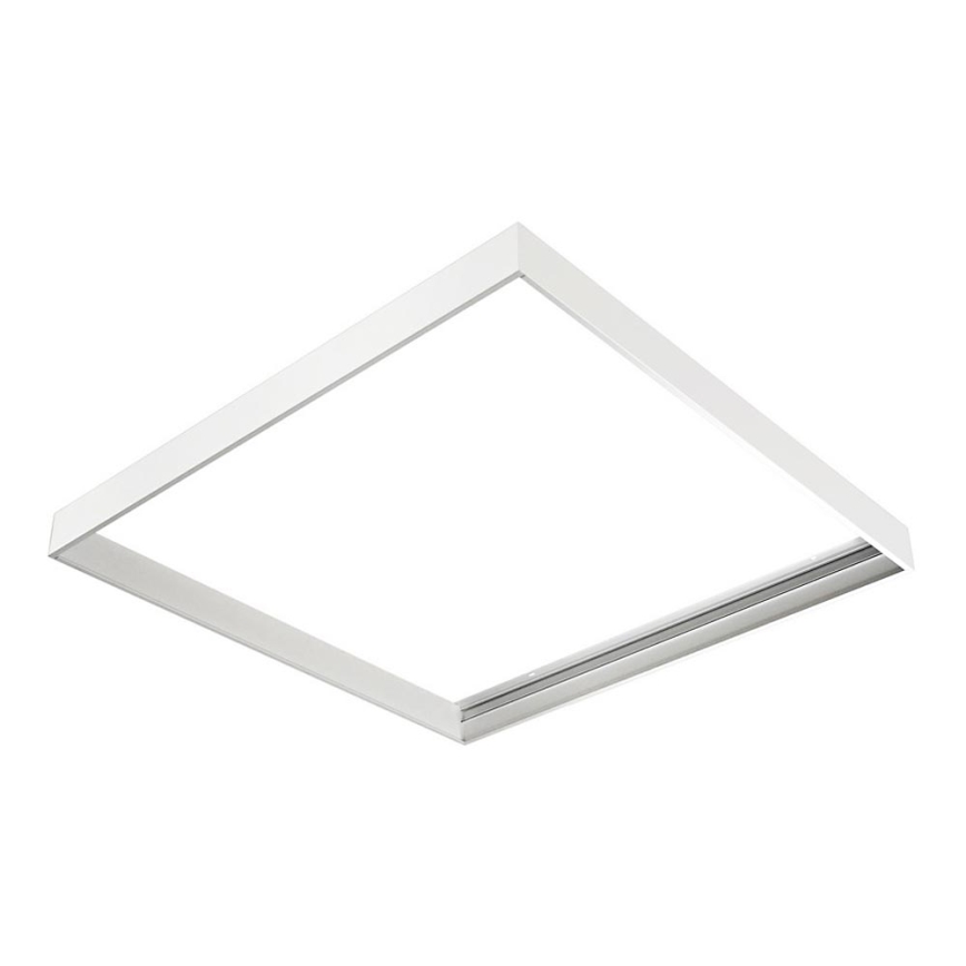 Estrutura metálica para instalar um painel LED 595x595 mm
