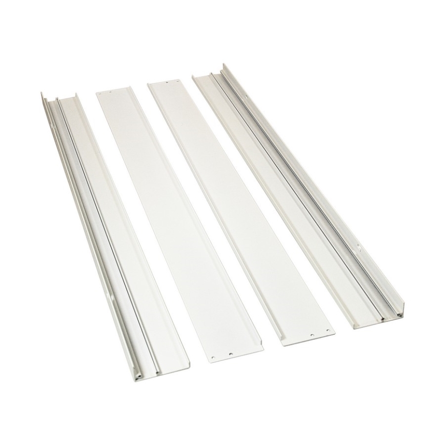 Estrutura metálica para instalar um painel LED 595x595 mm