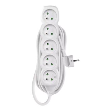 Extensão 5Z 10m branco