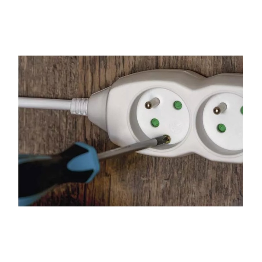 Extensão 5Z 10m branco