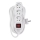 Extensão com interruptor 3P 10m branca