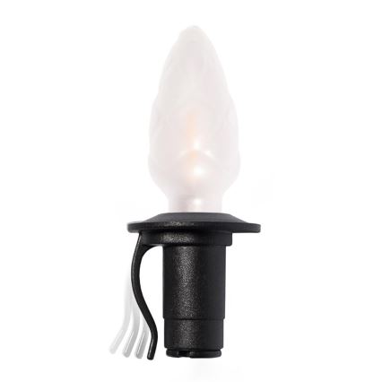 Extensão de guirlanda LED para exterior CONE FILAMENT 20xE10 14m, colorida/branco quente, IP44, Fabricado na República Checa