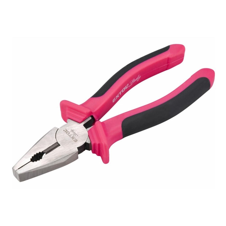 Extol - Alicate combinado 160 mm rosa