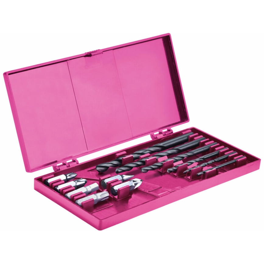 Extol - Aparafusadora sem fio 1300 mAh 12V rosa