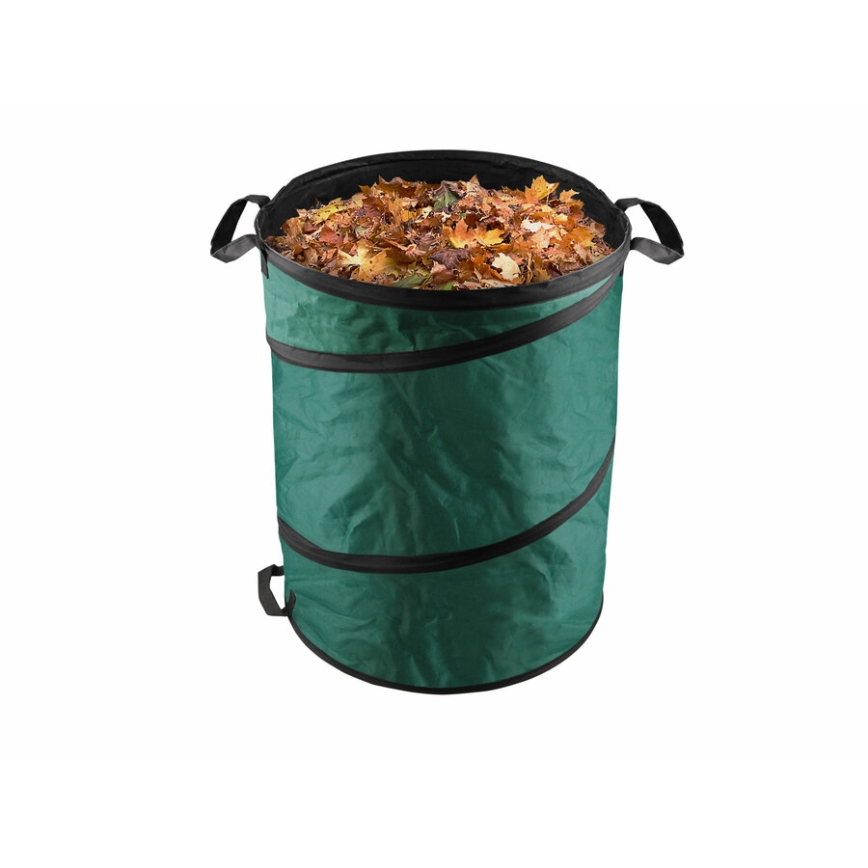 Extol - Caixote de lixo dobrável para folhas e resíduos de jardim 170 l