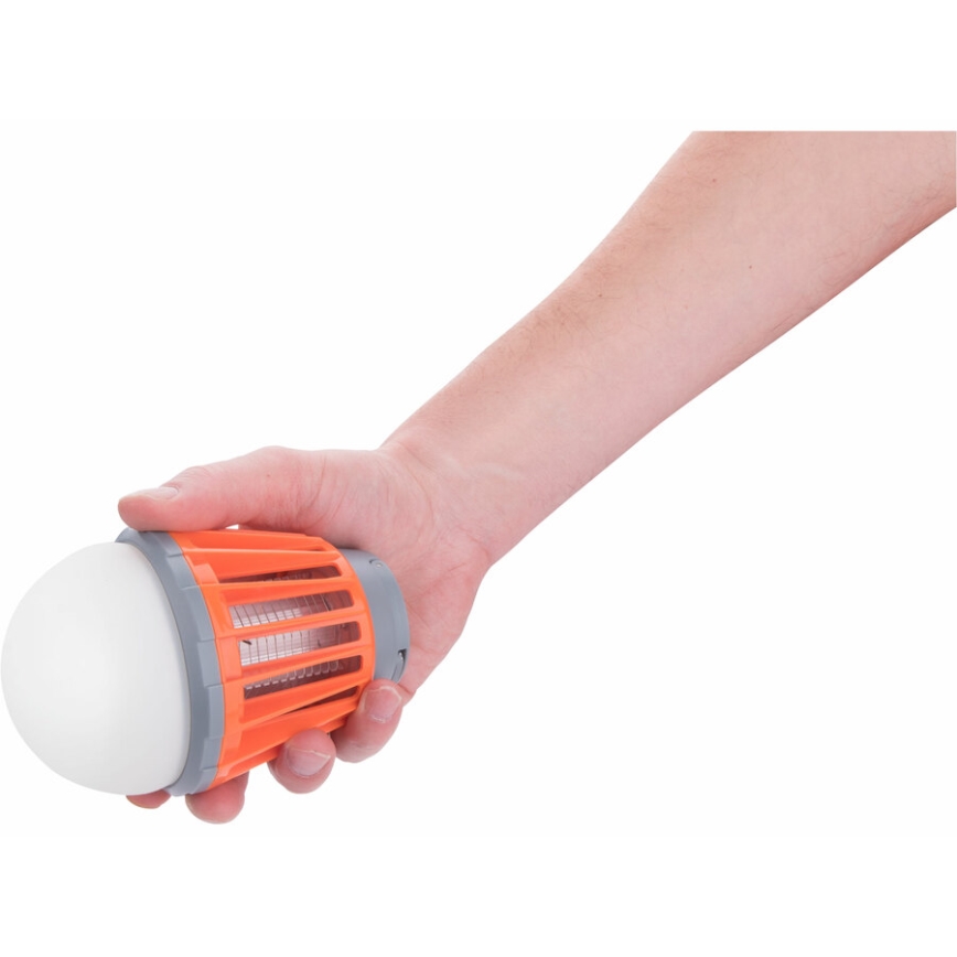 Extol - Candeeiro portátil LED com armadilha de insetos LED/3W/2000 mAh/3,7V IPX6