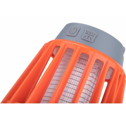 Extol - Candeeiro portátil LED com armadilha de insetos LED/3W/2000 mAh/3,7V IPX6